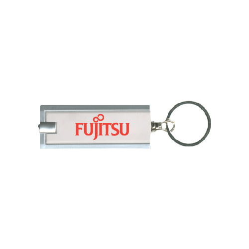 Turbo White Flashlight Key Holder-Fujitsu