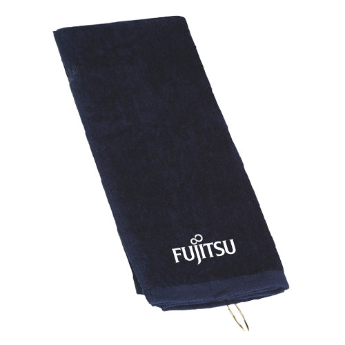 Navy Golf Towel-Fujitsu
