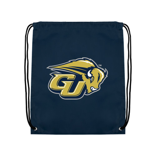  Navy Drawstring Backpack - GU Bison