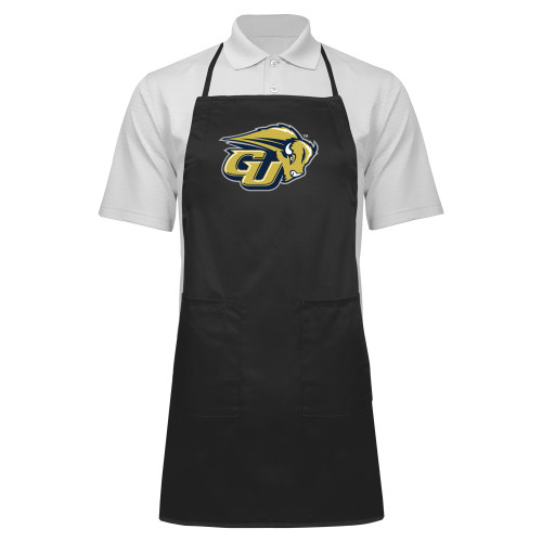  Full Length Black Apron - GU Bison