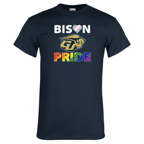  Navy T Shirt - Bison Pride Design
