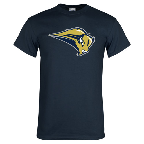  Navy T Shirt - Bison Mark