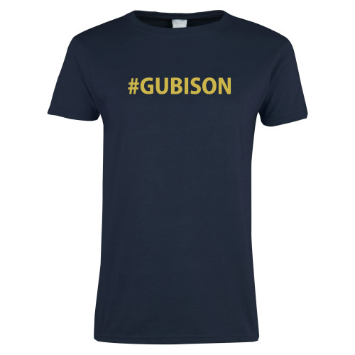  Womens Short Sleeve Navy Tee - Hashtag