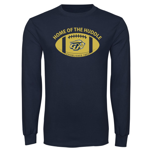  Navy Long Sleeve T-Shirt - Home of the Huddle