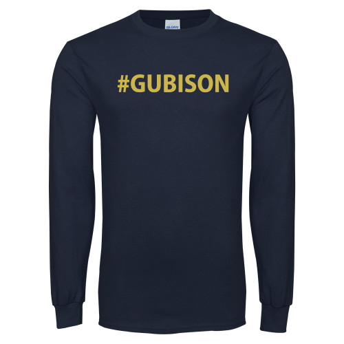  Navy Long Sleeve T-Shirt - Hashtag