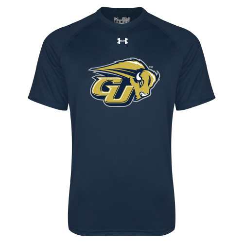  Under Armour Navy Tech Tee - GU Bison