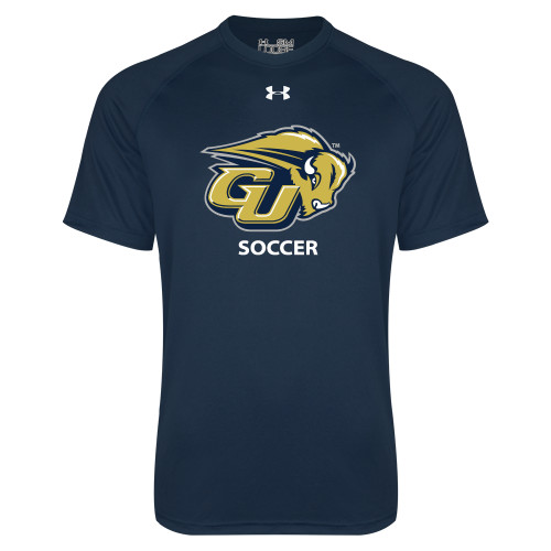  Under Armour Navy Tech Tee - Soccer