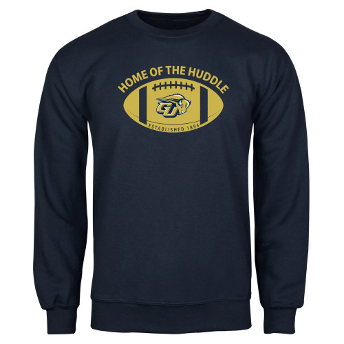  Navy Fleece Crew - Home of the Huddle