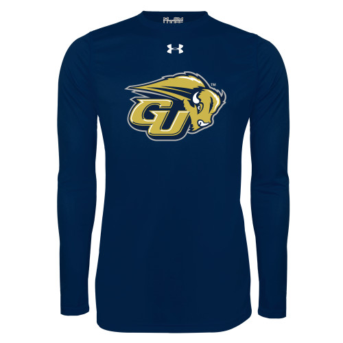  Under Armour Navy Long Sleeve Tech Tee - GU Bison