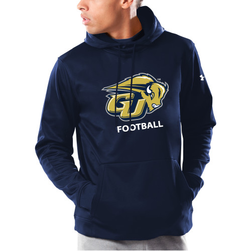  Under Armour Navy Armour Fleece Hoodie - Football