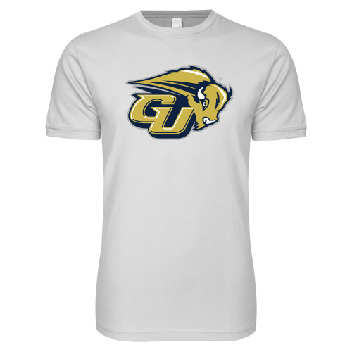  Next Level White SoftStyle T Shirt - GU Bison