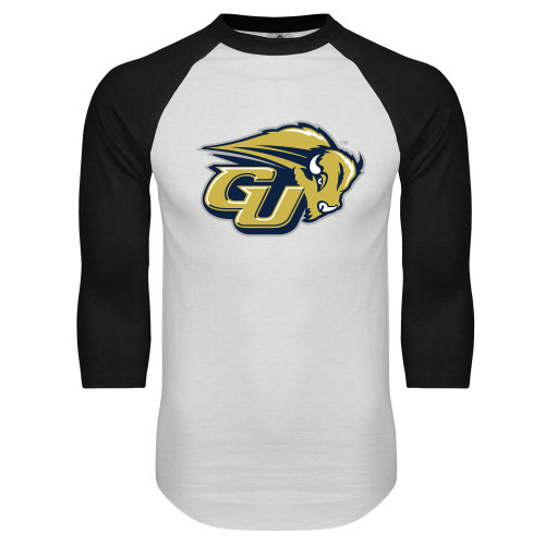 Main Image for  White/Black Raglan Baseball T Shirt