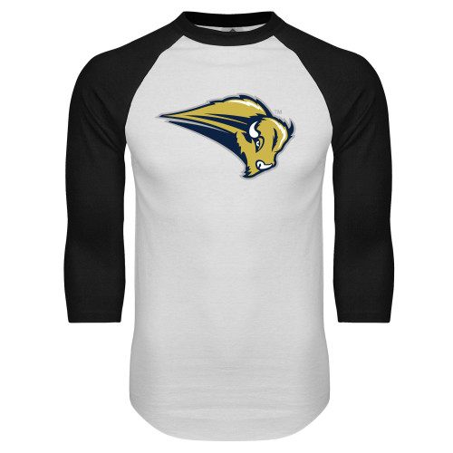 Main Image for  White/Black Raglan Baseball T Shirt