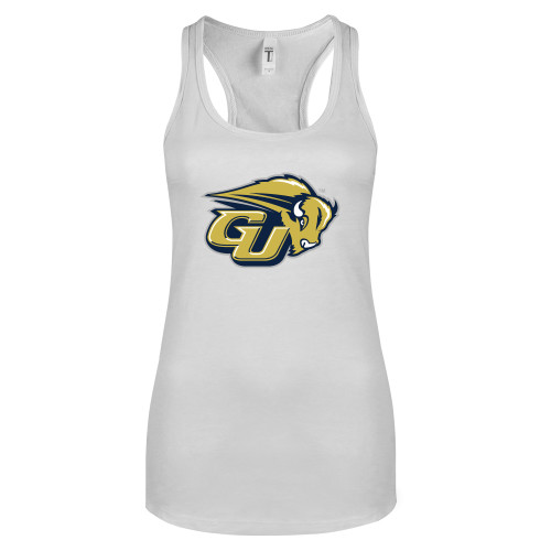  Next Level Racerback Tank White - GU Bison