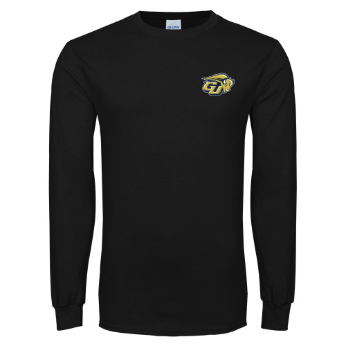  Black Long Sleeve T Shirt - GU Bison