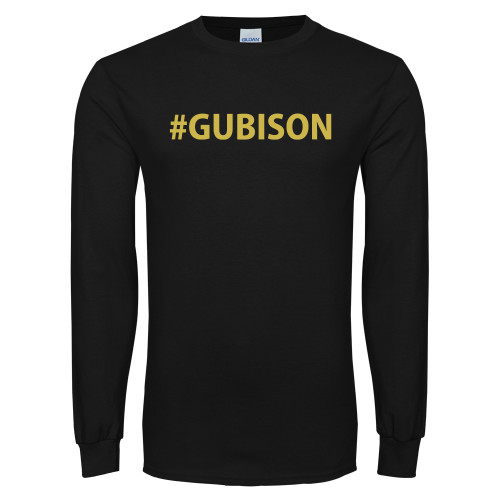  Black Long Sleeve T Shirt - Hashtag