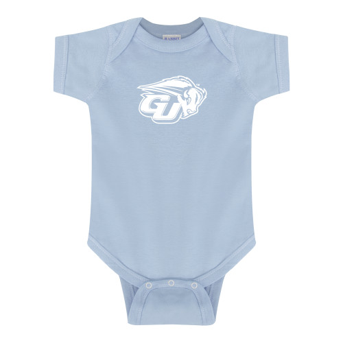  Light Blue Infant Onesie - GU Bison