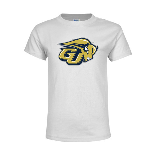  Youth White T Shirt - GU Bison