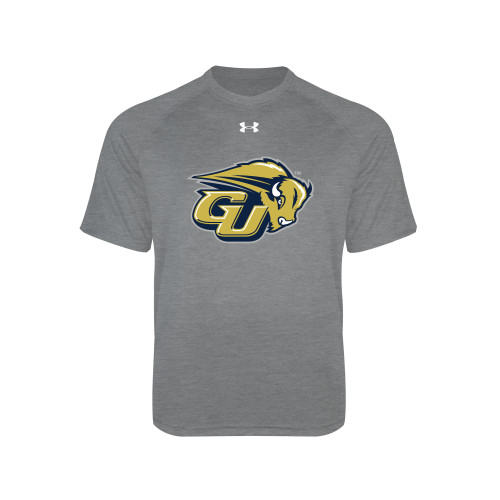  Under Armour Youth Grey Tech Tee - GU Bison