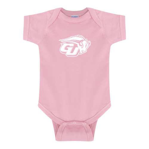  Light Pink Infant Onesie - GU Bison