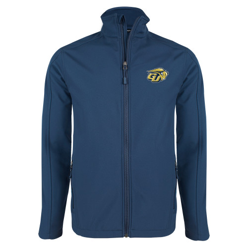  Navy Softshell Jacket - GU Bison