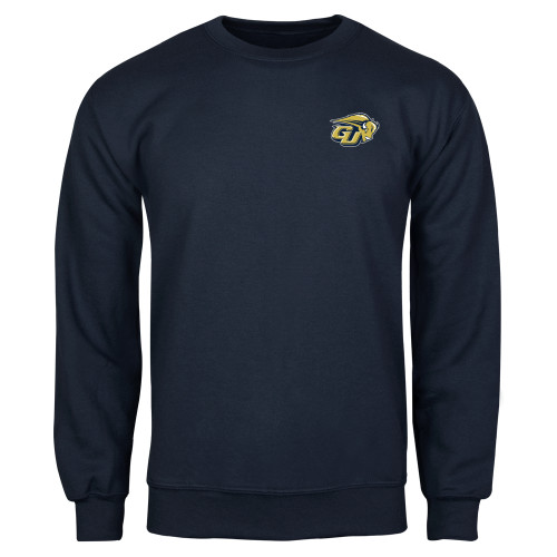  Navy Fleece Crew - GU Bison