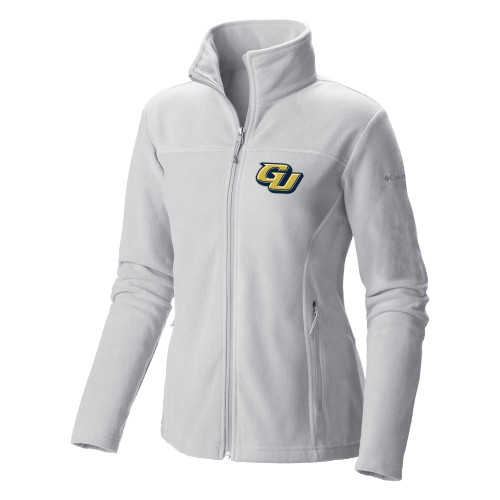  Columbia Womens Full Zip White Fleece Jacket - GU