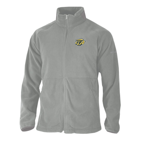  Columbia Grey Everest Ridge Fleece Full Zip Jacket - GU Bison