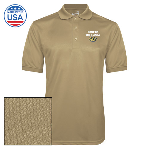  Vegas Gold Dry Mesh Polo - Huddle Design