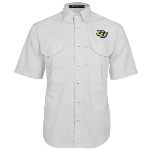  White Fishing Shirt Performance Short Sleeve - GU