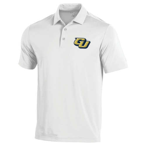  Under Armour White Performance Polo - GU