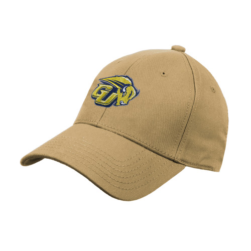  Vegas Gold Structured Adjustable Pro Style Hat - GU Bison
