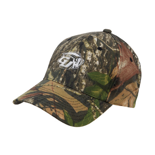  Mossy Oak Camo Structured Adjustable Cap - GU Bison