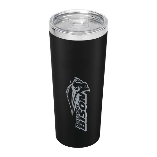  Thor Vacuum Insulated Black Tumbler 22oz - Gallaudet Bison Mascot Engraved