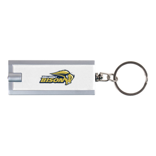  Turbo White Flashlight Key Holder - GU Bison