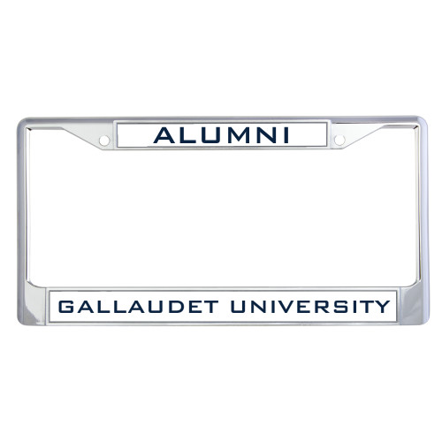  Alumni Metal License Plate Frame in Chrome - Alumni