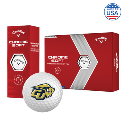  Callaway Chrome Soft Golf Balls 12/pkg - GU Bison