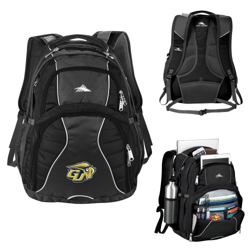  High Sierra Black Swerve Computer Backpack - GU Bison