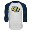 Thumbnail image for  White/Navy Raglan Baseball T Shirt