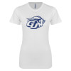 Thumbnail image for  Next Level Womens White Boyfriend Tee
