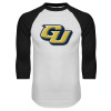 Thumbnail image for  White/Black Raglan Baseball T Shirt