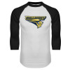 Thumbnail image for  White/Black Raglan Baseball T Shirt