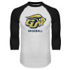 Thumbnail image for  White/Black Raglan Baseball T Shirt