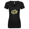 Thumbnail image for  Next Level Womens Black Ideal V Tee