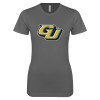 Thumbnail image for  Next Level Womens Charcoal Boyfriend Tee