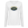 Thumbnail image for  Womens White Long Sleeve V Neck Tee
