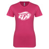 Thumbnail image for  Next Level Womens Fuchsia Boyfriend Tee