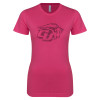 Thumbnail image for  Next Level Womens Fuchsia Boyfriend Tee