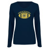 Thumbnail image for  Womens Navy Long Sleeve V Neck Tee