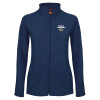 Thumbnail image for  Womens Navy Fleece Full Zip Jacket